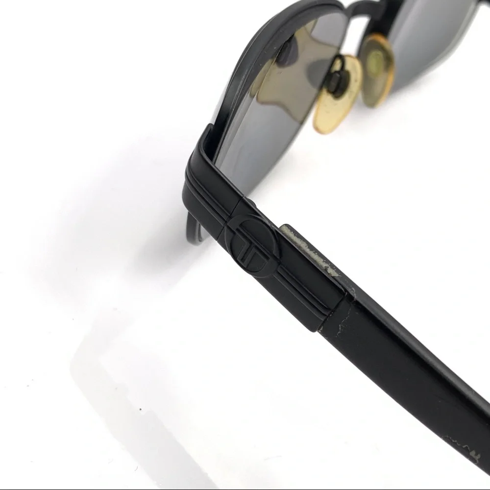 Sergio Tacchini ST1059 Black Oval Sunglasses Frame